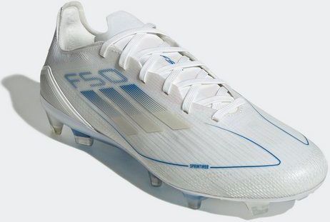 adidas F50 Pro Fußballschuhe FG für Herren, weiß, Gr. 46 ⅔ EU / 12,5 UK