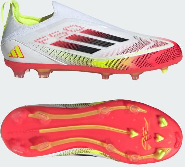 Adidas F50 Elite Laceless Fg - Voetbalschoenen - Groen - Synthetisch - Kinder