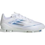 adidas F50 League Voetbalschoenen - Wit - Blauw - Zilver - Synthetisch Materiaal