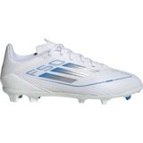 adidas F50 League Voetbalschoenen - Wit - Blauw - Zilver - Synthetisch Materiaal