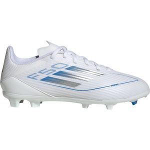 adidas F50 League Voetbalschoenen - Wit - Blauw - Zilver - Synthetisch Materiaal