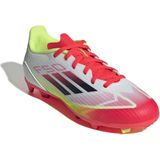 adidas - F50 League - Voetbalschoenen - Wit - Fiberskin-bovenwerk