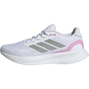 adidas Runfalcon 5 hardloopschoenen voor dames, Cloud White/Grey Strata/Core Black, 42 2/3 EU, Cloud White / Grey Strata / Core Black, 39 1/3 EU
