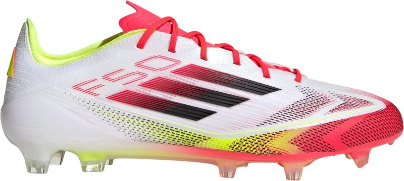 adidas - F50 Elite - Voetbalschoenen - Wit Rood Zwart Geel - Synthetisch