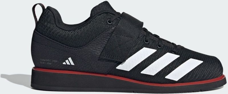 adidas - Powerlift 5 - Schoenen - Zwart Wit - Gerecycled Materiaal