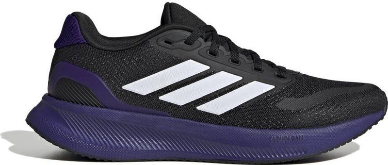 Adidas Runfalcon 5 Hardloopschoenen - Zwart - Mesh - Cloudfoam Middenzool