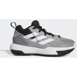 adidas - Cross Em Up Select Mid - Basketbalschoenen - GRETHR/VOETWEAR WIT/CARBON ZWART