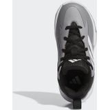 adidas - Cross Em Up Select Mid - Basketbalschoenen - GRETHR/VOETWEAR WIT/CARBON ZWART