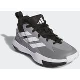 adidas - Cross Em Up Select Mid - Basketbalschoenen - GRETHR/VOETWEAR WIT/CARBON ZWART
