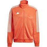 Adidas - Tiro Q1 - Trainingsjack - Zwart - Mix van Twill en Interlock