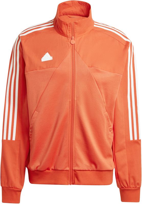 Adidas - Tiro Q1 - Trainingsjack - Zwart - Mix van Twill en Interlock
