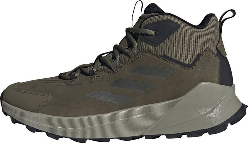 Adidas - Terrex Trailmaker 2.0 Mid Leather - Wandelschoenen - Donkerbruin - Nubuckleer