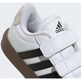 Adidas - Vl Court 3.0 - Babyschoenen - Zwart - Synthetisch Leer