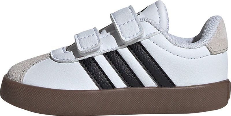 Adidas - Vl Court 3.0 - Babyschoenen - Zwart - Synthetisch Leer