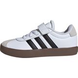 Adidas - Vl Court 3.0 - Skateschoenen - Zwart - Synthetisch Leer
