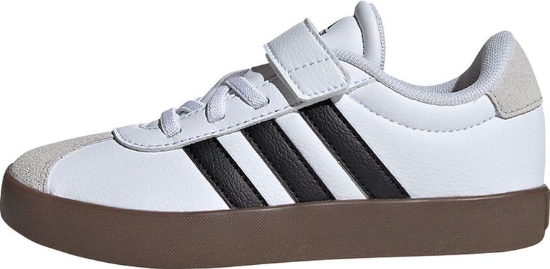 Adidas - Vl Court 3.0 - Skateschoenen - Zwart - Synthetisch Leer