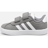 adidas Uniseks-Baby VL COURT 3.0 SHOES INFANTS, dash grey/ftwr white/lime burst, 27 EU