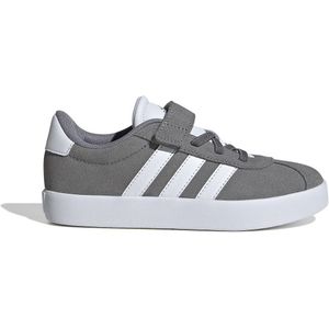 adidas VL Court 3.0 Kinderschoenen, lage schoenen zonder voetbal, Grey Three/FTWR White/Grey Two, 21 EU, grijs (Grey Three Ftwr White Grey Two), 21 EU