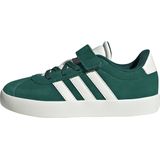 adidas Vl Court 3.0 el c Schoenen, Collegiate Groen/Off White/Gold met, 13.5 UK, Collegiale Groen Gebroken Wit Goud Met, 32 EU