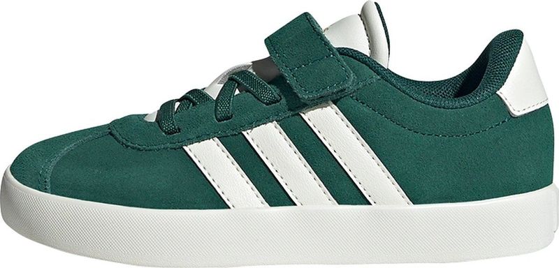adidas Uniseks-Kind VL COURT 3.0 HOOK AND LOOP SHOES KIDS, Powder Teal/Cloud White/Preloved Teal, 30 EU