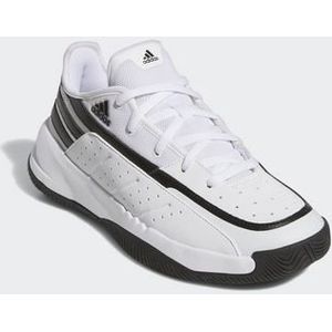 adidas Unisex Front Court Shoes-Low (Non Football), Ftwr White Core Zwart Kern Zwart, 44 2/3 EU