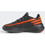 adidas Unisex Front Court Shoes-Low (Non Football), Carbon Grey Six Solar Rood, 42 EU