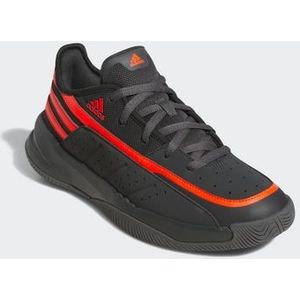 adidas Unisex Front Court Shoes-Low (Non Football), Carbon Grey Six Solar Rood, 43 1/3 EU