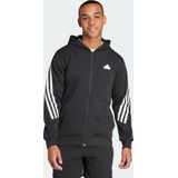 adidas Sportswear Future Icons 3-Stripes Ritshoodie - Heren - Zwart