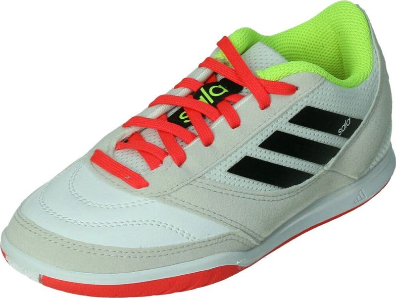 adidas - Top Sala Competition II - Zaalvoetbalschoenen - Wit Grijs Rood Geel - Synthetisch