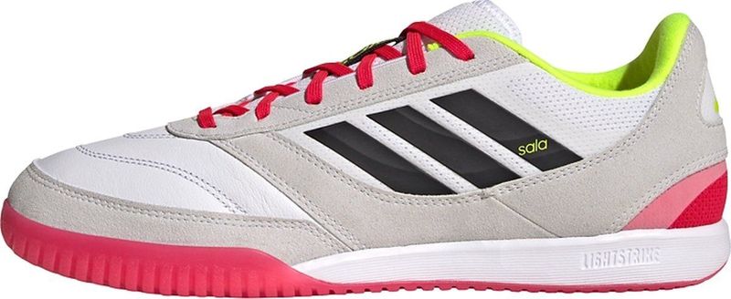 adidas Top Sala Competition II Zaalvoetbalschoenen - Wit Grijs Rood Geel - Synthetisch