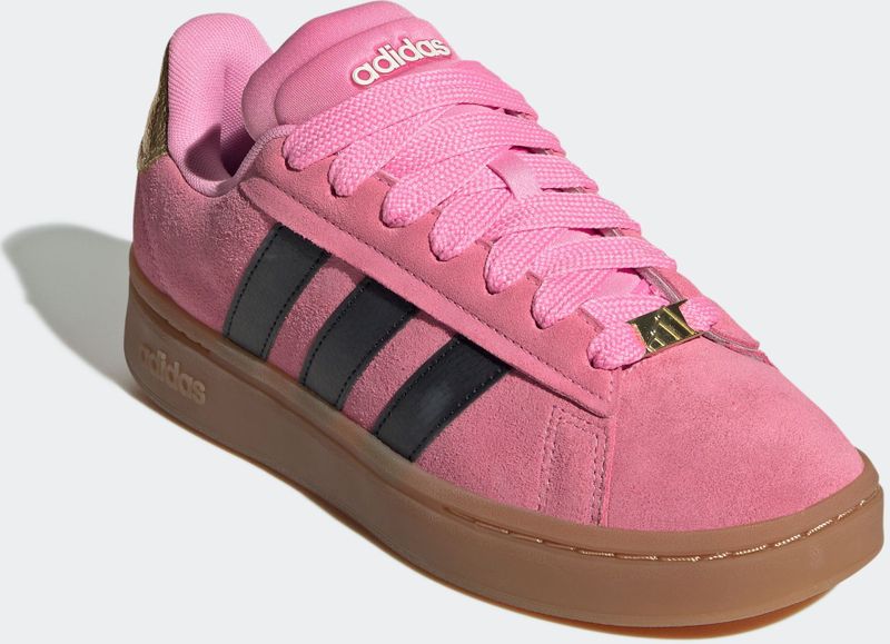 adidas - Campus - Sneakers - Bliss Pink/Core Black/Gold Metallic - Vetersluiting