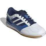 adidas - Super Sala III - Zaalvoetbalschoenen - Wit Blauw Donkerblauw - Synthetisch