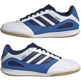 adidas - Super Sala III - Zaalvoetbalschoenen - Wit Blauw Donkerblauw - Synthetisch
