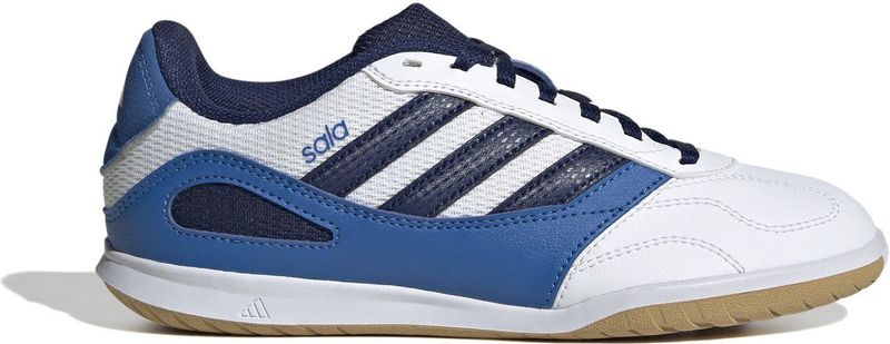 adidas - Super Sala III - Zaalvoetbalschoenen - Wit Blauw Donkerblauw - Synthetisch