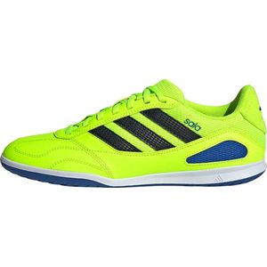 adidas - Super Sala III - Zaalvoetbalschoenen - Neongeel Zwart Blauw - Synthetisch Bovenwerk