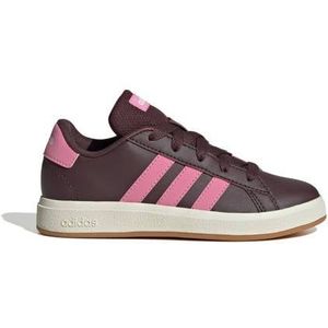 adidas Uniseks-Kind Grand Court Lifestyle Tennis Lace-Up Shoes, aurora ruby/bliss pink/off white, 40 EU