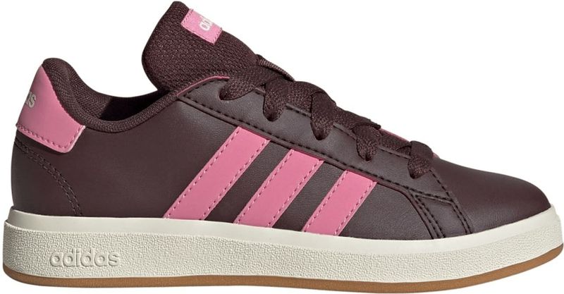 adidas - Grand Court 2.0 - Sneakers - Bruin/Roze - Gerecycled Materiaal