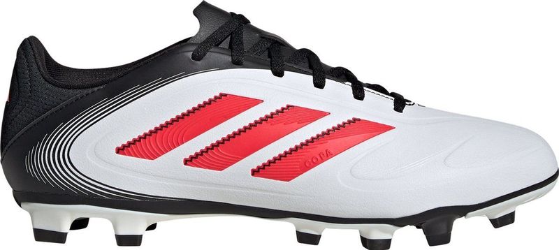 adidas Copa Pure III Club - Voetbalschoenen - Wit Zwart Rood - Synthetisch Bovenwerk