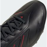 adidas - COPA Pure III LEAGUE FG/MG - Voetbalschoenen - Core Black/Carbon/Lucid Red - Standaard pasvorm