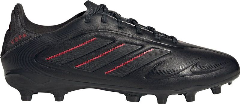 adidas - COPA Pure III LEAGUE FG/MG - Voetbalschoenen - Core Black/Carbon/Lucid Red - Standaard pasvorm