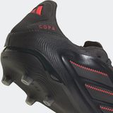 adidas - Copa Pure III Pro - Voetbalschoenen - Zwart Donkergrijs Rood - Fusionskin Bovenwerk