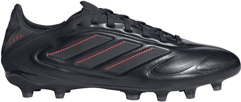 adidas - Copa Pure III Pro - Voetbalschoenen - Zwart Donkergrijs Rood - Fusionskin Bovenwerk