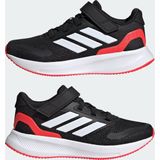 adidas RUNFALCON 5 Kinderschoenen - Core Black/Cloud White/Lucid Red