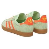 adidas Originals - GAZELLE - Sneakers - Semi Green Spark / Solar Orange / Gum - Leer