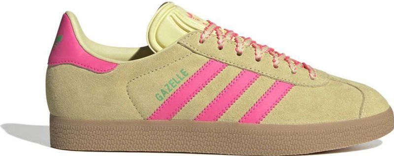 adidas - Originals Gazelle - Sneakers - Geel/Roze - Leer/Imitatieleer