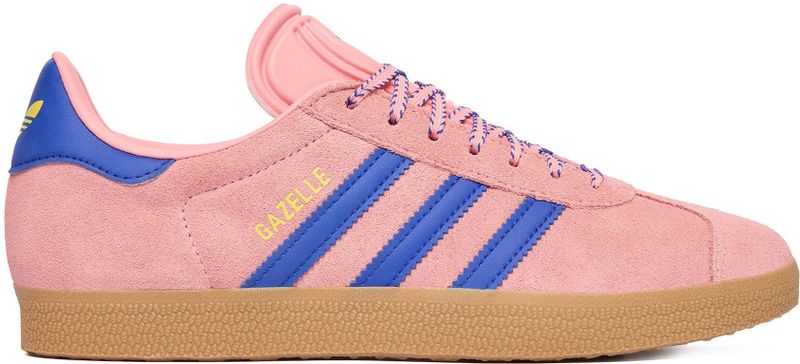 adidas - Gazelle - Sneakers - Roze/blauw - Rubberen zool