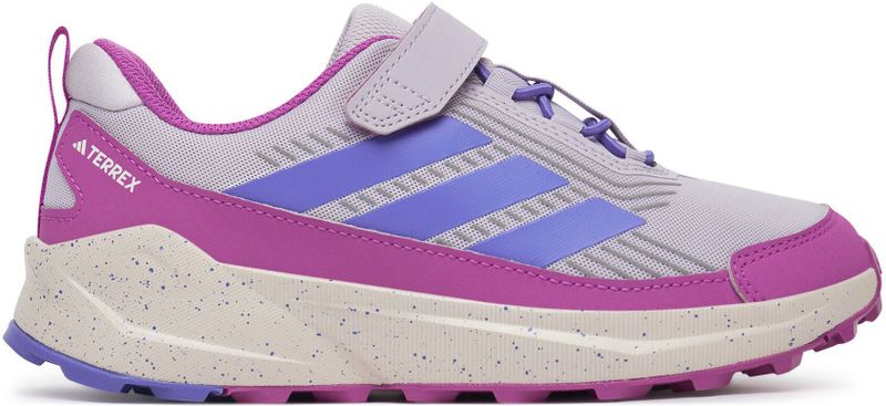 adidas Uniseks-Kind Terrex Trailmaker 2 Hiking Shoes - Silver Dawn/Semi Cobalt Blue/Purple Burst