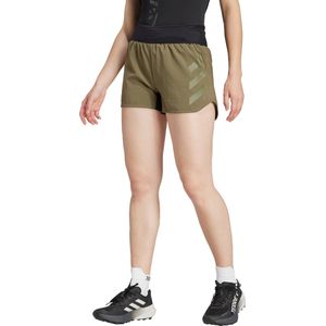 adidas TERREX Terrex Agravic Tech Trail Running Short - Dames - Groen
