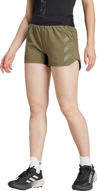adidas TERREX Terrex Agravic Tech Trail Running Short - Dames - Groen