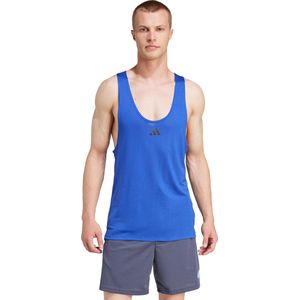 adidas Performance Workout Stringer Tanktop - Heren - Blauw- L